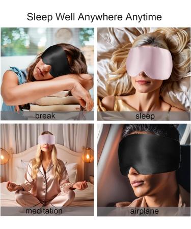 Buy Dore and Rose Ultra Soft Silk Blackout Sleep Mask - Adjustable Eye Cover for Comfort | Perfect for Men & Women | Best Eye Mask for Sleeping - Buy Online on GoSupps.com