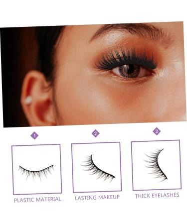 POPETPOP False Eyelashes 6 Pairs Natural Eyelashes Girls Beauty Cosmetics Realistic False Eyelashes - Buy Online on GoSupps.com