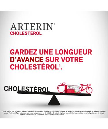 ARTERIN Cholesterol - Herbal Supplement Added Plant Sterols and Vitamin C - 90 Tablets - Buy Online on GoSupps.com