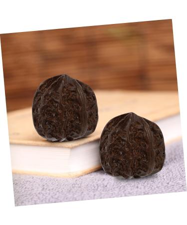 Homsfou 6ST Health Ball - Acupuncture Point Decor Handcrafted Massage Ornament Chinese Manual Guide Vietnam Wooden Handle - Buy Online on GoSupps.com