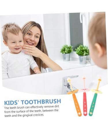 Magiclulu 3ST Oral Care Toothbrush for Babies - Silicone Cleaning Brush for Toddler Teeth - Nano Material Safety - Buy Online on GoSupps.com