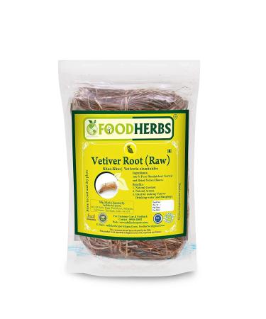 ORGANIZE Food Herbs Dried Vetiver Roots KhusKhus Vetiveria zizanioides Ramacham 50 GMS
