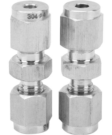 Compression Tube Adapter Quick Screw 4Pcs Straight Compression Tube Adapter for Air Pipes Oil Pipes Fittings Water Pipes( 3/ 4) - Buy Online on GoSupps.com