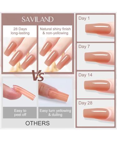 Saviland 100g Deep Nudes Builder Nail Gel - Large Capacity Hard Gel for Nail Extension and Strengthening - Professional Grade UV Gel for Manicures at Home or Salon - Buy Online on GoSupps.com