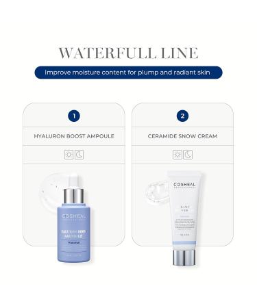 COSHEAL Hyaluron Boost Ampoule 1.52 fl oz, Deep Hydration Serum with 6 Types of Hyaluronic Acids & 5 Peptides, Barrier Support & Glass Skin Glow, Non-greasy, Hypoallergenic, Korean Skin care - Buy Online on GoSupps.com