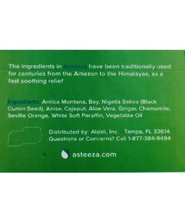 All Natural Relief Ointment by Asteeza - 2 Oz for Neck Back Joint Discomfort & Muscle Injuries - International Shipping Available - Buy Online on GoSupps.com