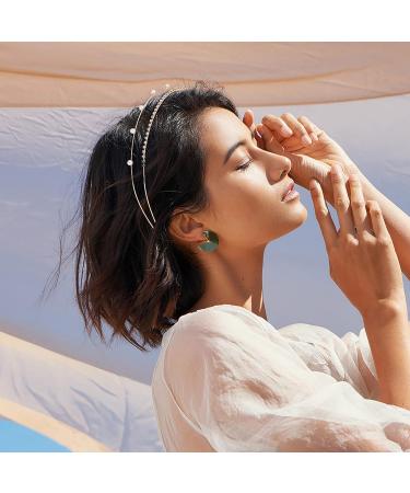 8PCS Crystal Tiara Crowns for Women Girls - Gold Metal Headbands for Bridal Wedding, Prom, Cosplay - Hair Accessories for Women Girls - Buy Online on GoSupps.com