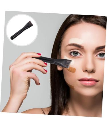 Angoily Wooden Handle Silhouette Brush 1 PC Makeup Brush Bionic Fur Bright Black The Brush Advanced Wooden Handle Makeup Brush - Buy Online on GoSupps.com