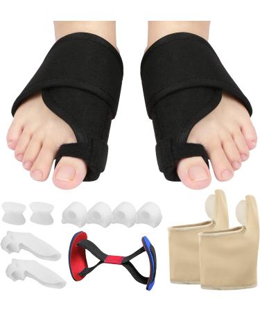 FAYYA 13pcs Bunion Corrector Set for Toe Relief - Protector Sleeves, Separators, Spacers & Straighteners Kit - Buy Online on GoSupps.com