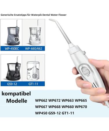 Oralion Oral Hygiene Standard Plastic Handle for Waterpik Oral Irrigator | Compatible with WP-660 WP-100 WP-900 WP-300 | 1 Handle & Hose Included - Buy Online on GoSupps.com