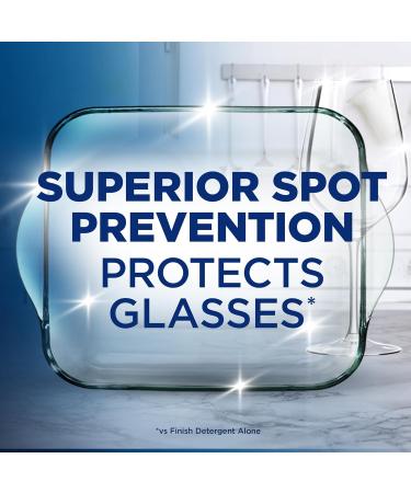 Finish | Finish Dishwasher Rinse & Shine Aid | Original| 800ml | For Drier Glasses and Spot Prevention (Pack of 2) 800 ml (Pack of 2) - Buy Online on GoSupps.com