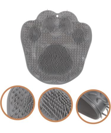 Beaupretty Tapis De Bain Pieds Antid rapant Gris Ventouses Nettoyage Dorsal Exfoliant Salle De Bain Massage Usage Domestique 36X34CM Rose - Buy Online on GoSupps.com