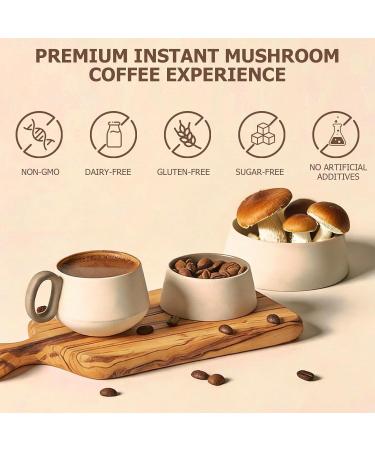 Healliance Instant Mushroom Coffee Single Serve Sticks - with Lion s Mane Cordyceps for Sustained Energy and Focus plus Reishi for Digestive Wellness and a Smooth Non-Bitter Taste (20 Servings) - Buy Online on GoSupps.com