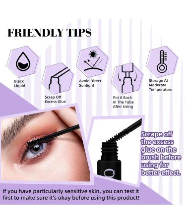 Buy Lash Cluster Glue 10 ML - Long Retention Eyelash Glue for DIY Extensions | Waterproof Mild High Adhesive for Beginners - Black - Buy Online on GoSupps.com