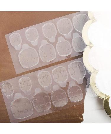 360 Pcs Transparent Nail Tabs | Double-Sided Self-Adhesive Tapes for Clear DIY Manicure Decoration - Buy Online on GoSupps.com