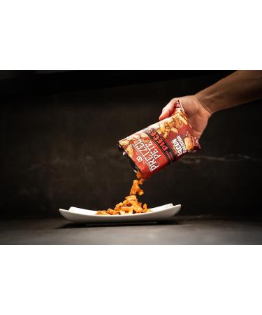 Pretzel Pete Cinnamon Brown Sugar Seasoned Pretzel Pieces - 8 Pack (160g each) - Buy Online on GoSupps.com