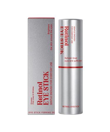 Jildouf Eye Firming Stick - Under Eye Stick for Dark Circles Moisturizing Under Eye Balm Stick Retinol Eye Cream for Wrinkles Under Eye Stick for Dark Circles Jildouf