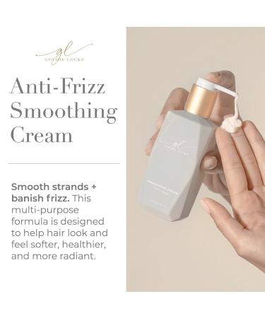 Goldie Locks Anti-Frizz Smoothing Cream | Strengthens & Elongates Hair | Frizz Control & Shine | Color & Extension Safe | 5.1 Fl Oz - Buy Online on GoSupps.com