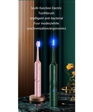 Ultra Whitening Electric Toothbrush - 40 000 RPM with 4 Brush Heads & Modes | Sonicare Style - Black - Buy Online on GoSupps.com