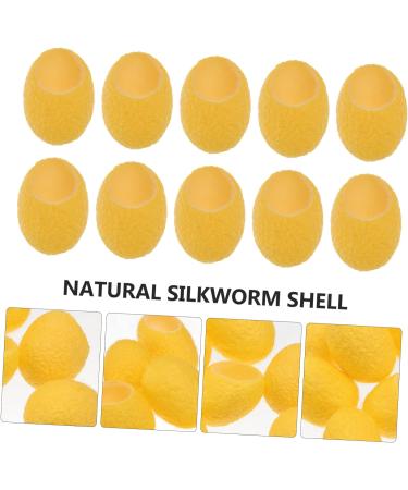 POPETPOP 24 Pcs Silk Ball Facial Cleanser Balls Beauty Cleaning Cocoons Silkworm Chrysalis Shell Skin Care Scrub Ball Facial Cleansing Cocoons Ball Pure Natural Silk Pack Face 1 count (Pack of 1) Yellowx2pcs - Buy Online on GoSupps.com