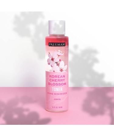Freeman Beauty Korean Cherry Blossom Toner - Hydrating Pore Minimizer (6.1 fl oz) - Buy Online on GoSupps.com