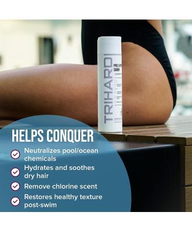 TRIHARD Swim Care Kit: Pre & Post Swim Conditioner, Swimmers Shampoo, and Body Wash for Removing Pool Chemicals and Hard Water Effects - Buy Online on GoSupps.com