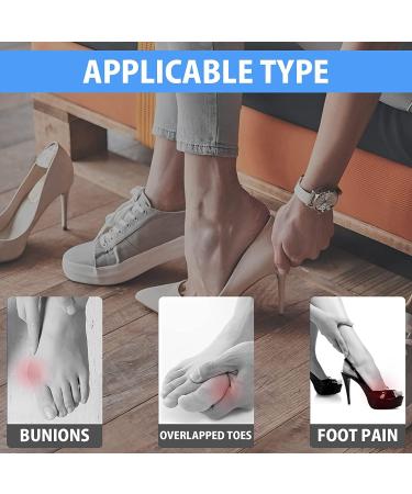 Drucixy Bunion Corrector for Women and Men - Toe Separators for Pain Relief - Big Toe Separator Spacers and Straighteners - Exercise Strap for Hallux Valgus - Buy Online on GoSupps.com