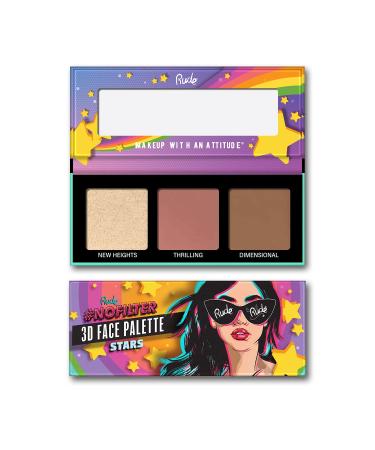 RUDE NOFILTER 3D FACE PALETTE Stars
