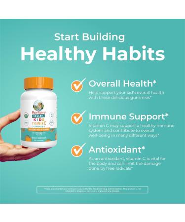 MaryRuth Organics Kids Vitamin C Gummies | Supplement for Immune Support & Overall Health | Vitamin C for Kids Ages 4+ | USDA Organic | Vegan | Non-GMO | 60 Servings - Buy Online on GoSupps.com