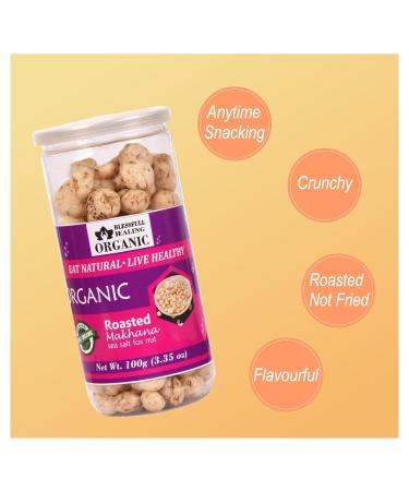 Buy Blessfull Healing Organic Sea Salt - Roasted Makhana Flavor (100g) | International Shipping - Buy Online on GoSupps.com