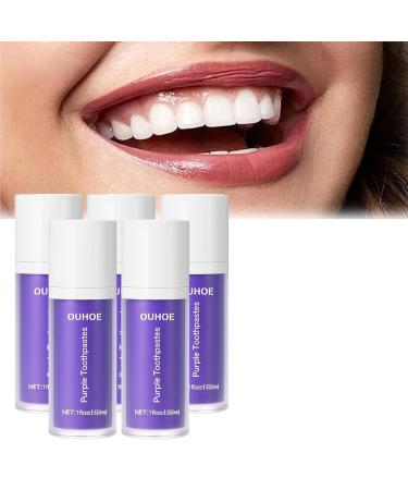 Violet toothpaste purple toothpaste white teeth purple tooth paste for tooth whitening purple tooth whitening toothpaste purple teeth whitening tooth paste whitening toothpaste purple toothpaste (5pc)