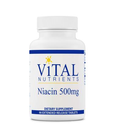 Vital Nutrients - Niacin - 90 Extended-Release Tablets per Bottle - 500 mg