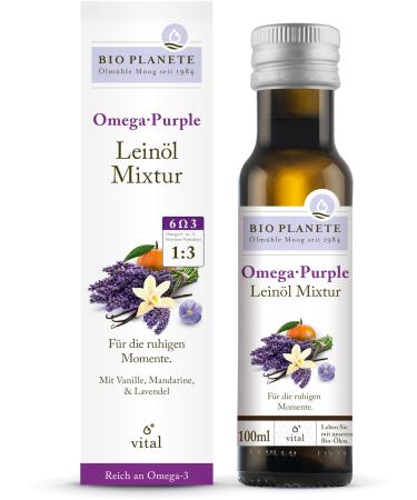 Bio Planete Omega Purple Linseed Oil Mixture (1 x 100 ml) 100 ml (1 pack)