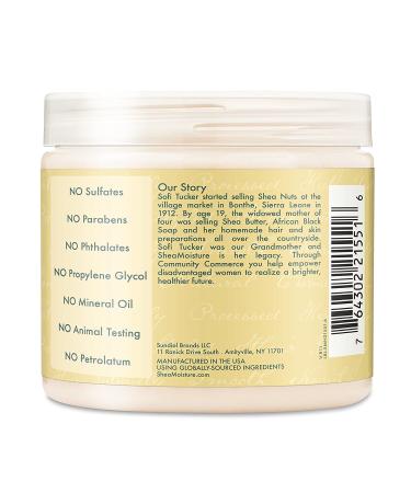 Shea Moisture Jamaican Black Castor Oil Leave-In Conditioner for Hair Growth & Strength - 16oz Peppermint - Curly Hair Care with Vitamin E - Color Safe - Buy Online on GoSupps.com