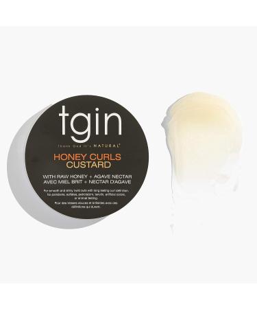 tgin Honey Curls Custard 12oz - For Natural, Curly, and Damaged Hair - Buy Online on GoSupps.com