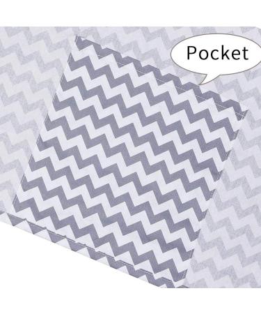 Auranso Infinity Nursing Cover Scarf - Breathable Cotton Breastfeeding Apron with Pockets - Grey One Size - Buy Online on GoSupps.com