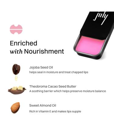 July Toasty Rose Lip Balm | 24hr Moisturization SPF 15 Hydrating & Lightening | Jojoba & Almond Oil | Soft Plump Lips for All | 10gm - Buy Online on GoSupps.com