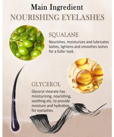 Washable Metal Rod 3D Mascara-1Pcs Waterproof Brown Extra Slim Tubing Mascara Volume and Length Long Lasting Smudge-proof Curling Eyelash Iron Brush Wand Mascara Mother's Day Gift for Women-02Brown 1pcs Brown - Buy Online on GoSupps.com