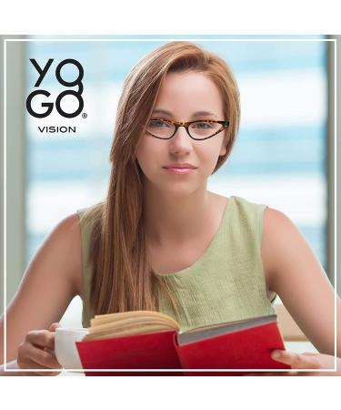 5 Pk Small Cateye Blue Light Blocking Reading Glasses for Women | Anti Glare Readers with Spring Hinge | Lightweight & Stylish | 1.0x Magnification - Buy Online on GoSupps.com