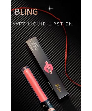  G n rique Interookie Matte Lip Glaze Bling Matte Lip Color Lipstick Crystal Diamond Fine Glitter (205) - Buy Online on GoSupps.com