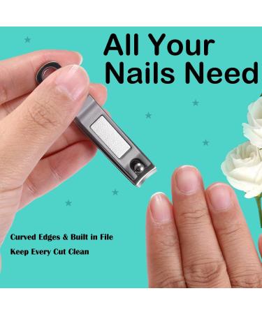 Mr. Do Nail Clippers Set - Ultra Sharp Stainless Steel Large & Small for Men & Women - Perfect for Thick Fingernails & Toenails - Professional Quality - Buy Online on GoSupps.com