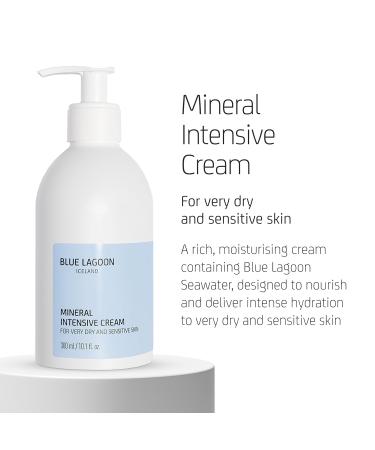 Blue Lagoon Skincare Mineral Intensive Cream Psoriasis Cream & Psoriasis Treatment for Skin Rich Moisturizer with Seawater Hydrates Soothes Prevents Dry Skin 300ML - Buy Online on GoSupps.com