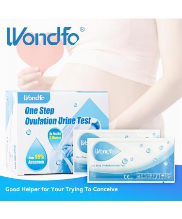 Wondfo Ovulation Tests Strips 50 LH - Fertility Predictor Testing OPK - TTC Support - Buy Online on GoSupps.com