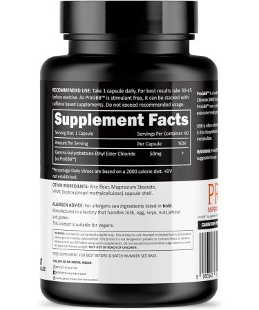 EFFECTIV Nutrition PROGBB Super Carnitine 60 Capsules - Weight Management Supplement - Buy Online on GoSupps.com