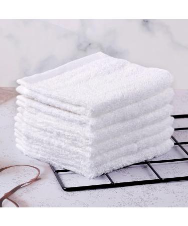 Qioo Baby Bamboo Washcloths 6 Pack - White | Soft & Gentle Baby Washcloths - Buy Online on GoSupps.com
