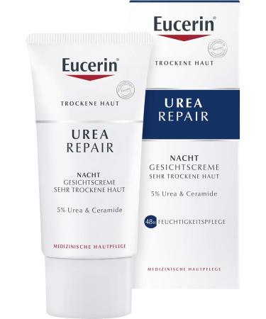 Eucerin Urea Repair 5 night face cream 50 ml cream - Buy Online on GoSupps.com