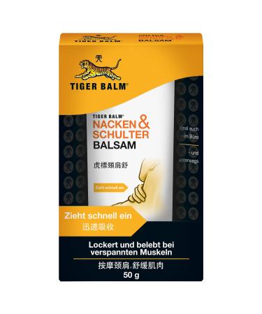 TIGER BALM NECK & SHOULDER BALM - Nourishing rub ideal for on the go - 50 g balm - Buy Online on GoSupps.com