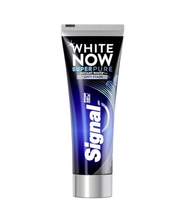 Buy Signal White Now Toothpaste Super Pure 75 ml - Fast International Shipping | Brighten Your Smile Today! - Buy Online on GoSupps.com