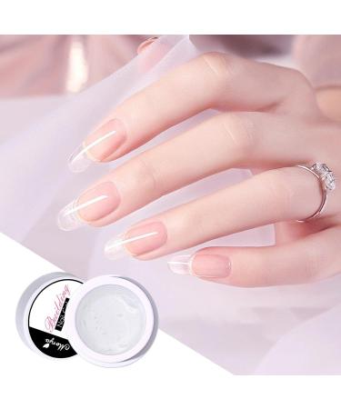 Solid for Nails Hard Nail Gel Builder - Non-Sticky Hand Nail Carving Gel Modeling Gel Solid Nail Building Gel Nail Gel Transparent - Buy Online on GoSupps.com