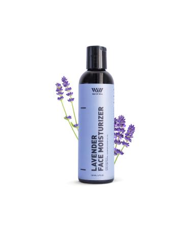 Lavender Face Moisturizer, Facial Moisturizer with Calming Lavender Essential Oil, Face Cream for Women and Men, For All Skin Types, Sulfate and Paraben Free, 120 mL - Way of Will